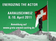 Workshop „Energizing the Actor“ mit Greta Amend (Casterin Berlin)