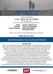 Statisten für Kinospielfilm «The Lines Of My Hand» gesucht! Statisten für Kinospielfilm «The Lines Of My Hand» gesucht!