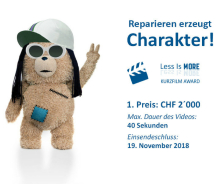 Einladung zur Teilnahme an Filmwettbewerb „Less Is More“ Einladung zur Teilnahme an Filmwettbewerb „Less Is More“