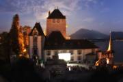 Kinosommer im Schlosshof in Oberhofen am Thunersee