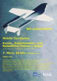 Mobile Territorien, Kunst und Experimentalfilme am 7. März im Royal Baden