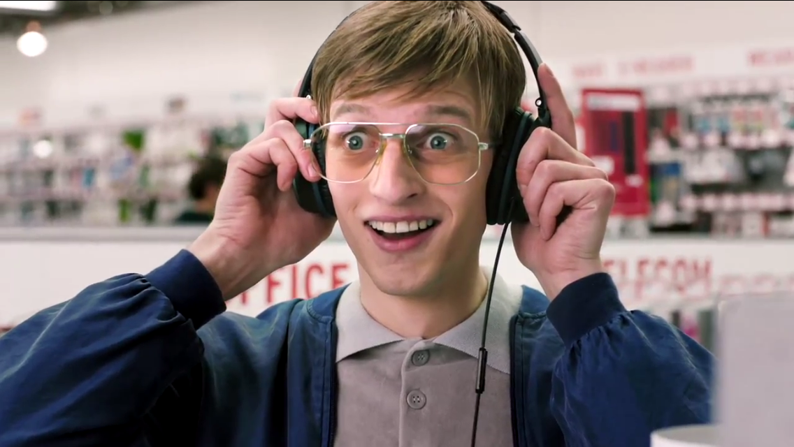 Nerd im Interdiscount-Werbefilm