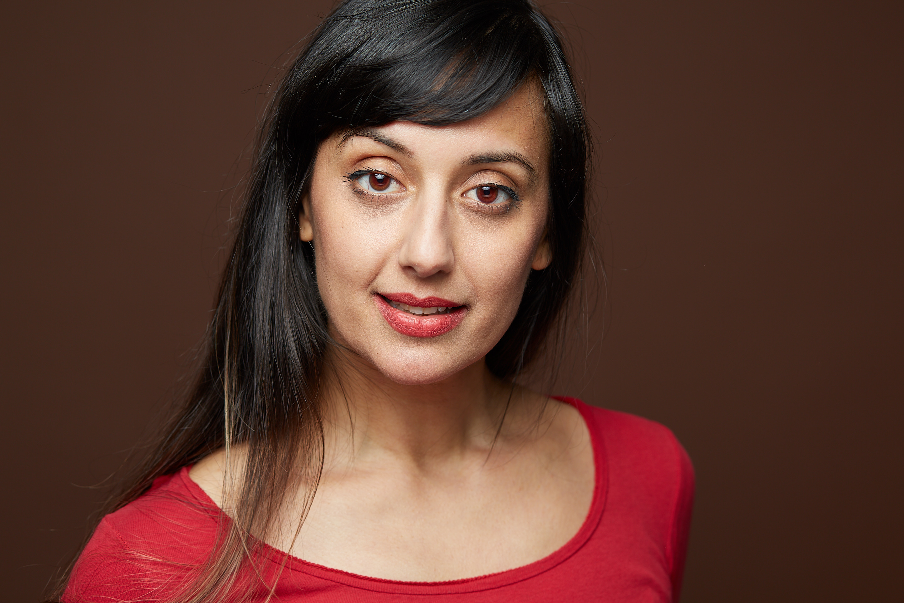 Tina Frank 2018 actor in red