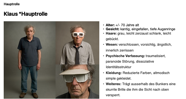 Casting-Aufruf I Hauptrolle für Diplomfilm M, 65-70 
