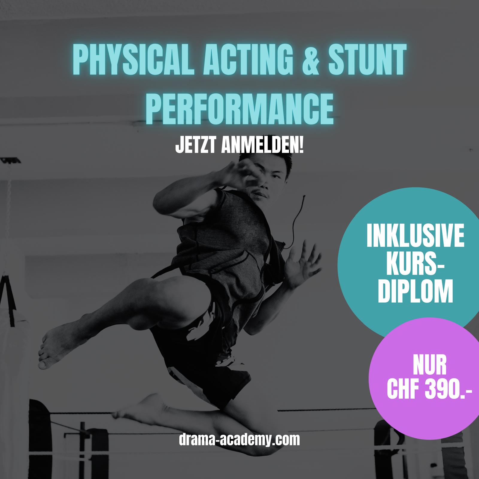 Stunt, Kampf & Actionschauspiel Workshop für Film