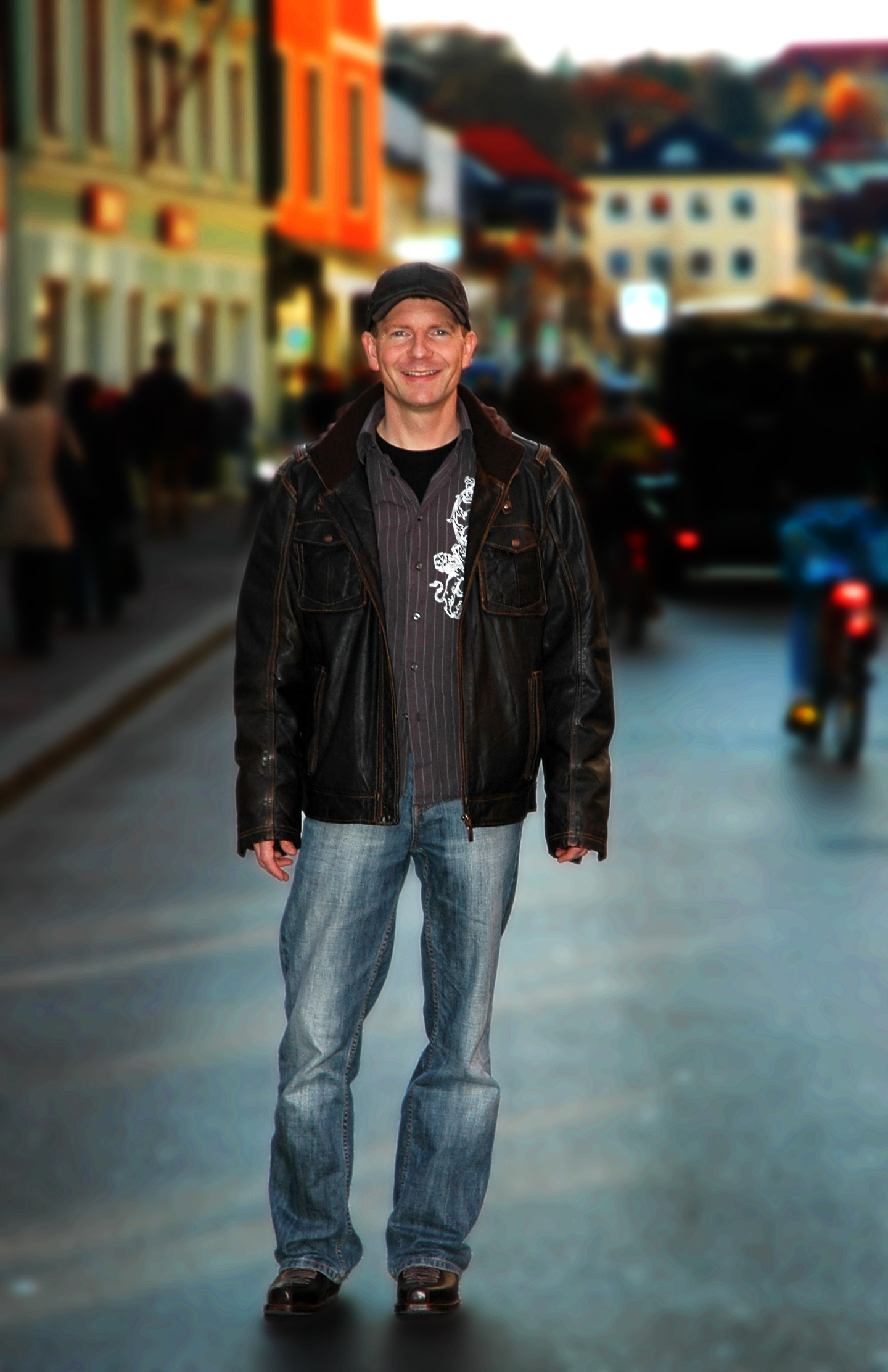 da steht der ganze Kerl